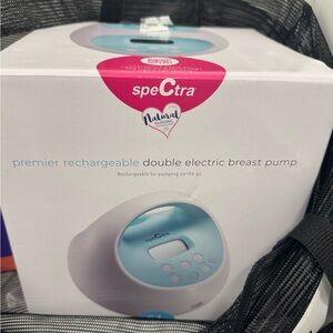 Spectra Premier Rechargeable Double Electric Breast Pump - Blue